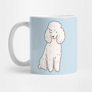 poodle illustration Mug